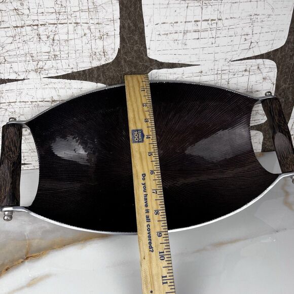 Zodax MCM Scandinavian Style Catch All Dish Fruit Bowl Centerpiece Home Decor - Picture 3 of 14